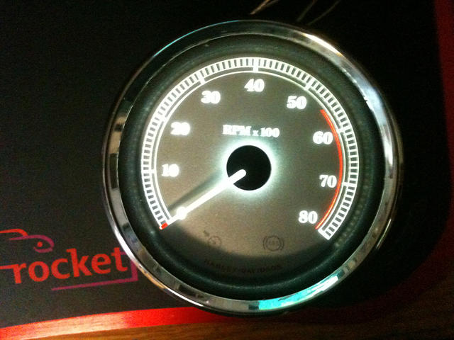 ‎Todd Werner's Gauges for his 2009 Street Glide from Warren, MI