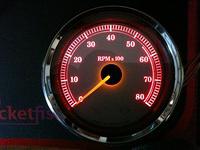 Red Gauge w/yellow Needle